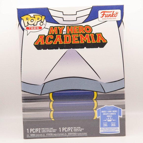 My Hero Academia Tenya Iida Funko Pop & Tee Box Gamestop Exclusive NEW - Picture 5 of 9